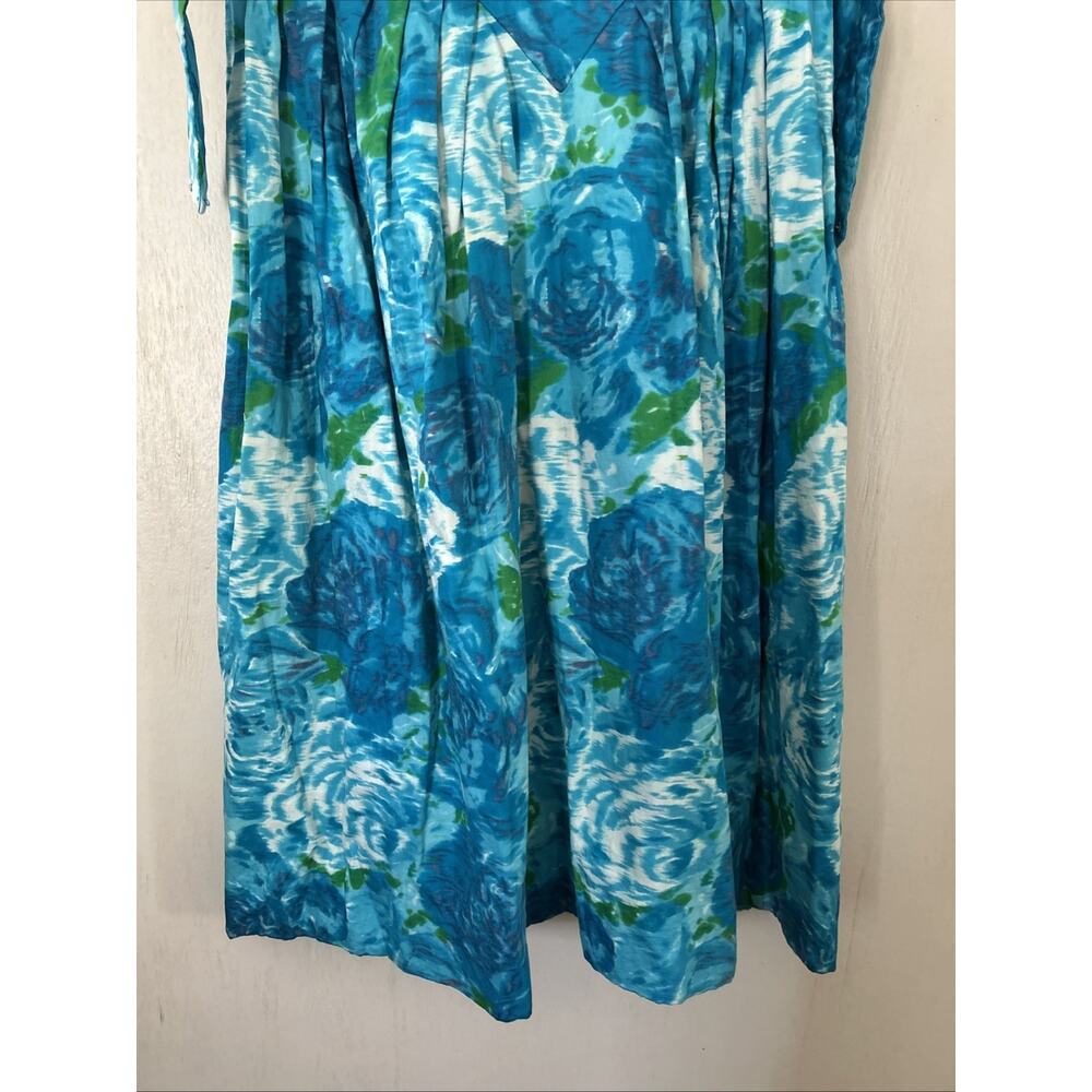 Gorgeous 1950s SUZY PERETTE New Look Floral Fit Flare Dress Small Read - Picture 5 of 16